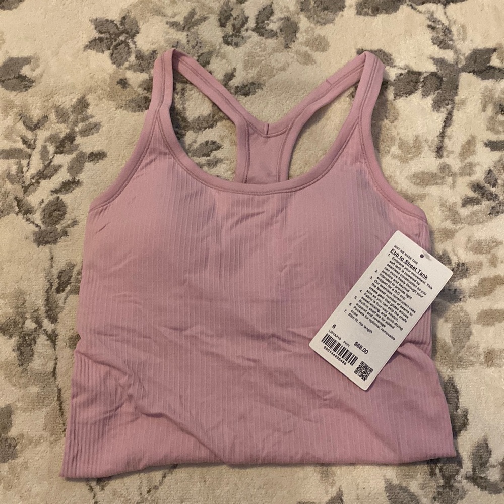 lululemon ebb to street tank NWT